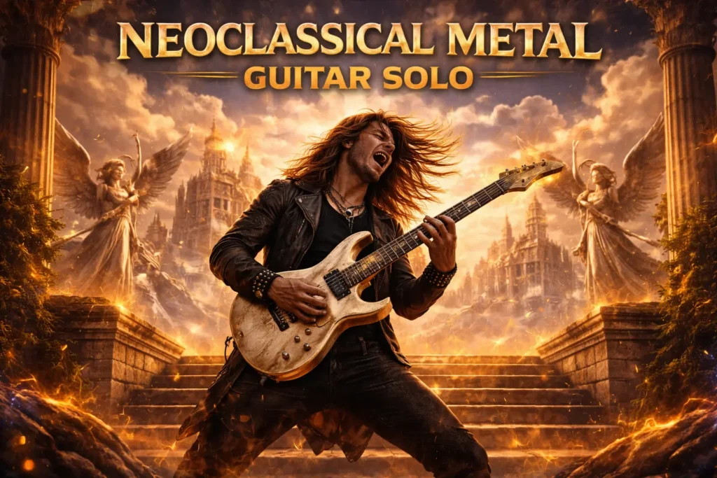 guitar metal neoclassical technique classical harmonic minor scale